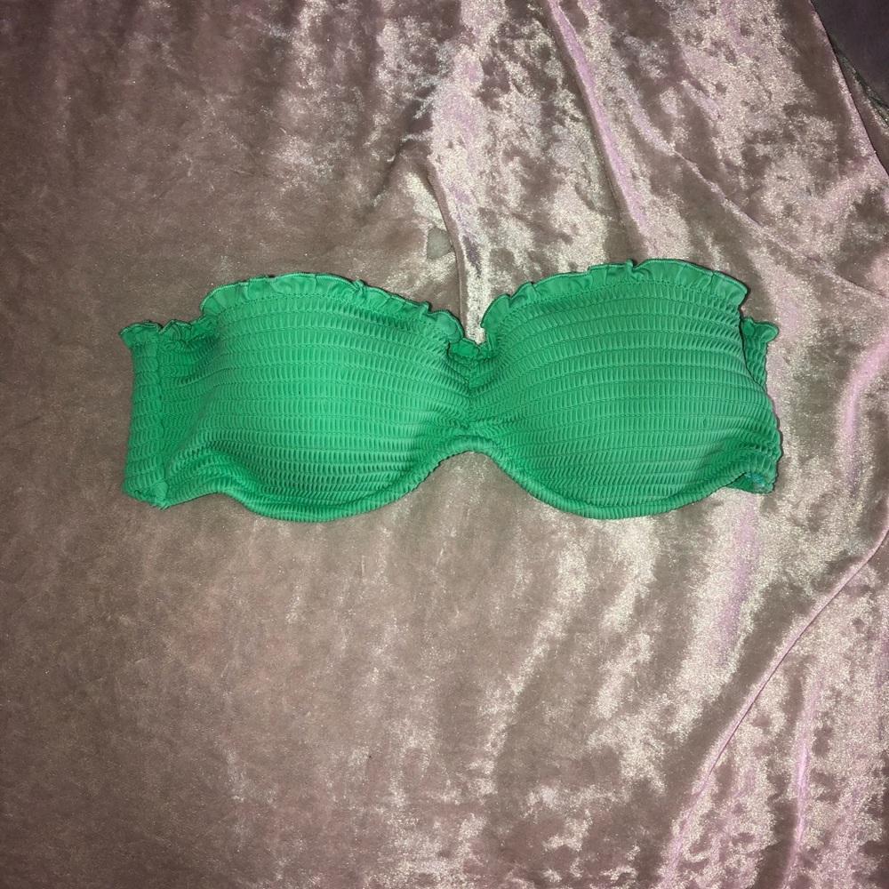 Green Victoria’s Secret push up bandeau